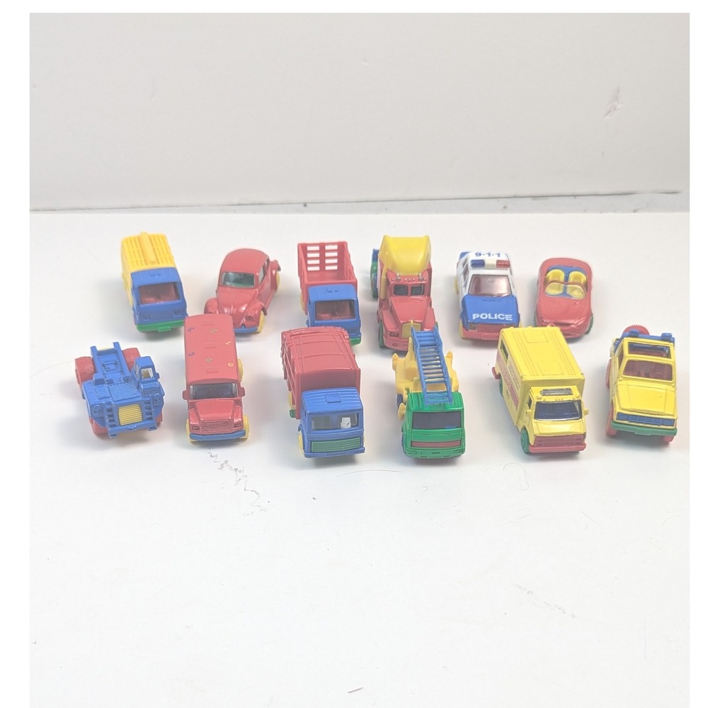 Masito Diecast Car Lot My Very‎ First Wheels Lot of 12 Blue Yellow Red Green